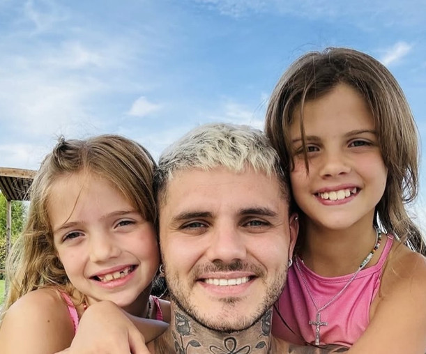 Mauro Icardi mahkeme kararı nedeniyle kızının doğum gününü siluetle kutlamak zorunda kaldı