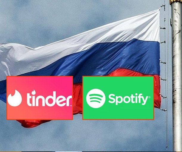 Rusya'dan Tinder'ın sahibi şirkete ve Spotify'a 10'ar milyon ruble ceza