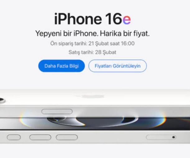 Yeni iphone 16e için ön siparişler açıldı