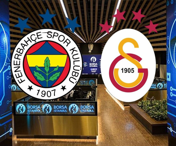 Puan kaybı Cimbom'a borsada da pahalıya patladı, şampiyonluk yarışına ortak olan Fenerbahçe'nin hisseleri yükselişe geçti