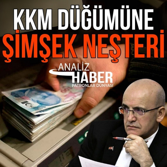 KKM düğümünde, Bakan Mehmet Şimşek neşteri