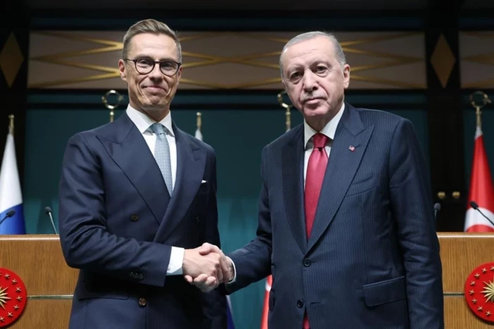 Cumhurbaşkanı Erdoğan, Finlandiya Cumhurbaşkanı Alexander Stubb ile görüştü