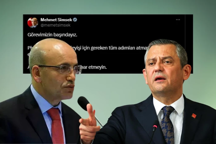 Mehmet Şimşek'ten Özgür Özel'e sosyal medyadan yanıt: Görevimizin başındayız