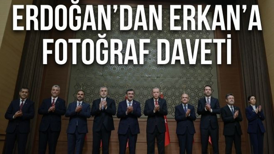 Erdoğan'dan Erkan'a fotoğraf daveti