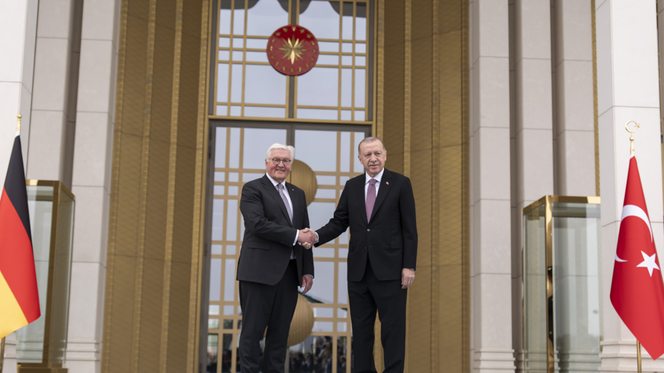Cumhurbaşkanı Erdoğan Almanya Cumhurbaşkanı Steinmeier ile görüştü