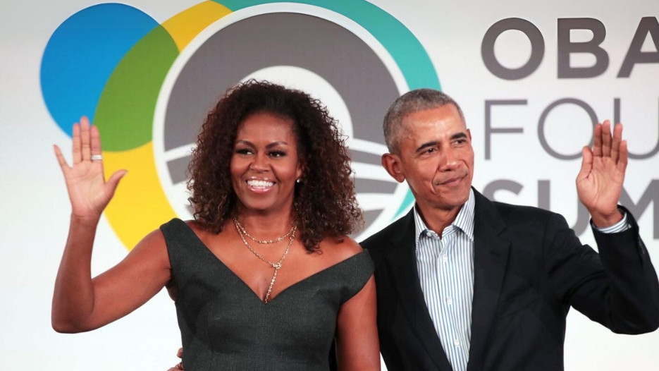 Obama çiftinden Harris'e destek