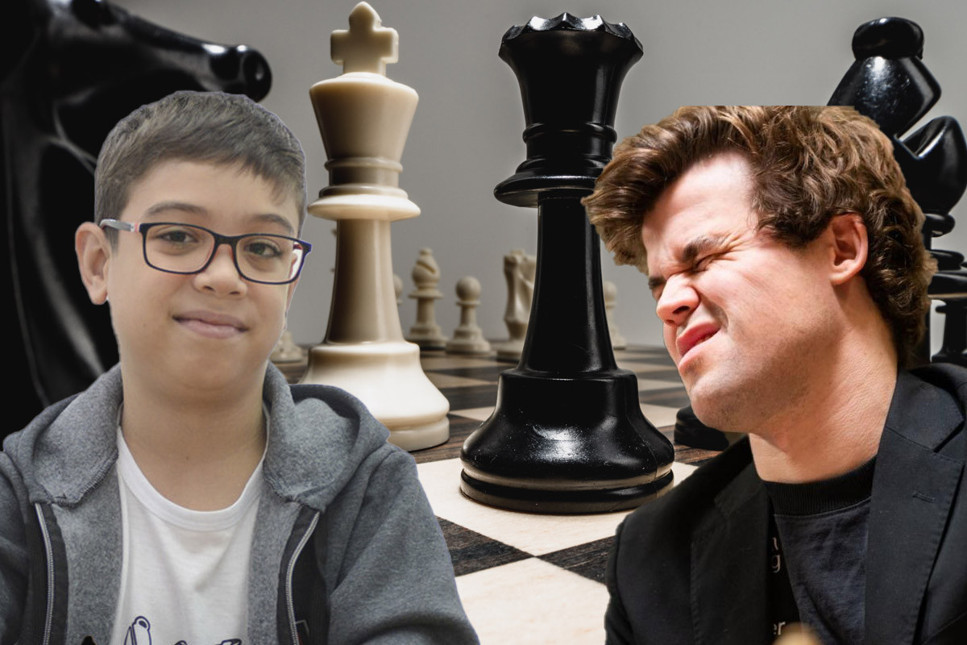 10 yaşındaki satranç dehası dünyanın bir numarasını yendi