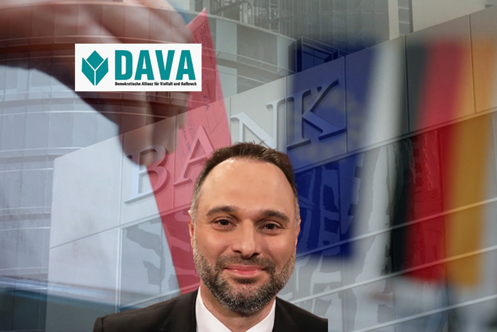 Çeşitlilik ve Uyanış için Demokratik İttifak kısa adıyla DAVA, kendisine hiçbir bankanın hesap açmadığını açıkladı