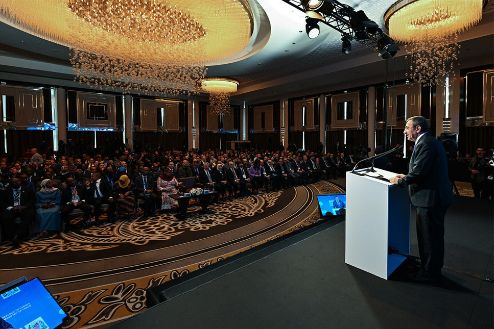 Cumhurbaşkanı Yardımcısı Yılmaz, Türkiye-Tanzanya İş Forumu'nda konuştu