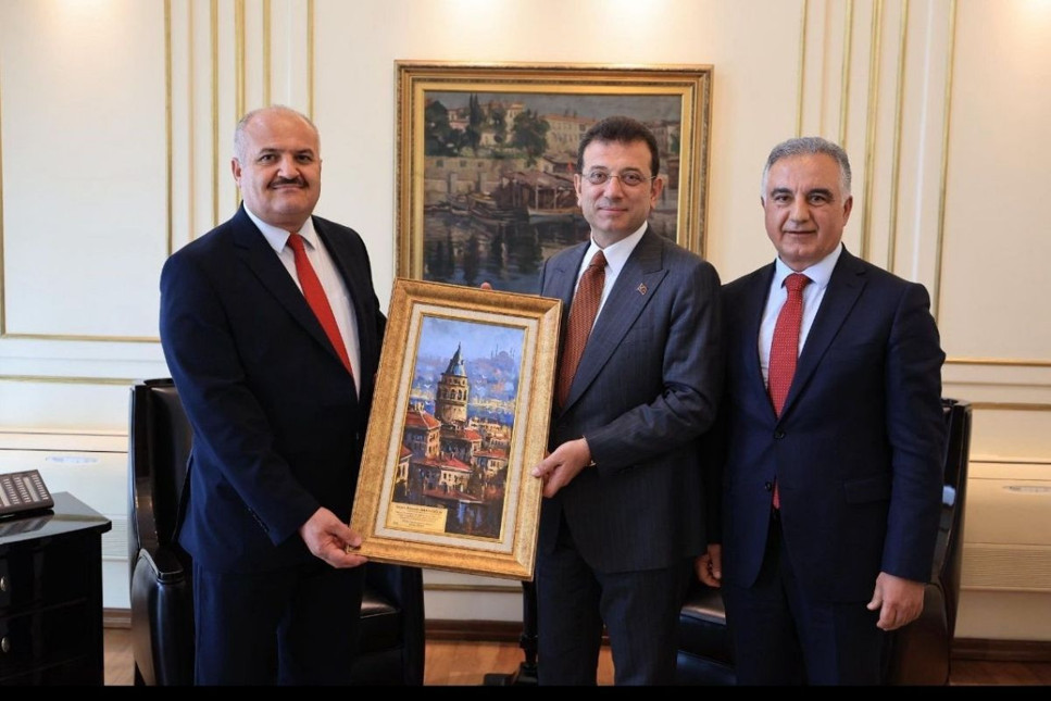 Taksiciler Odası Başkanı Aksu'dan İBB Başkanı İmamoğlu'na ziyaret