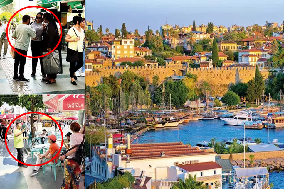 Antalya'da hanutçu terörü. Turizmin kalbi Antalya’da sahte parfümcüler, hanutçular, dilenciler turistleri canından bezdiriyor