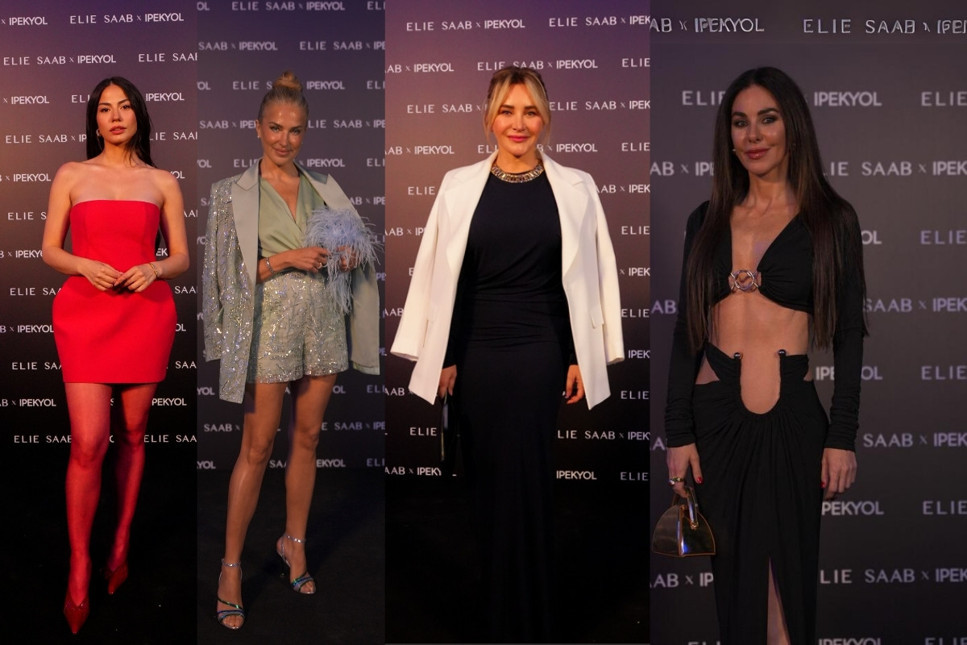 İpekyol x Elie Saab defilesinde cemiyet ve sanat dünyasının önemli isimleri boy gösterdi