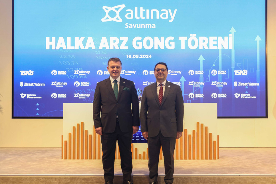 Borsa İstanbul'da gong Altınay Savunma Teknolojileri için çaldı