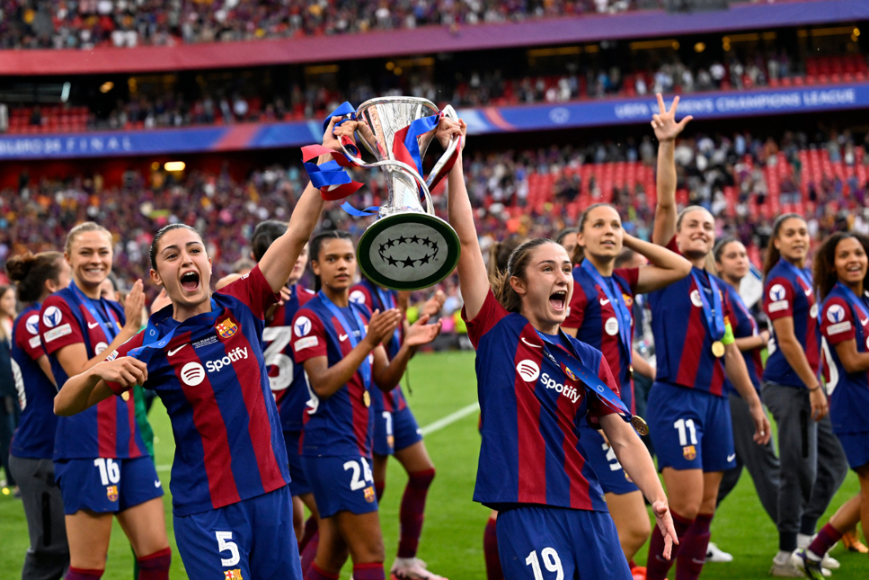 Barcelona Kadınlar Şampiyonlar Ligi'nde şampiyon oldu
