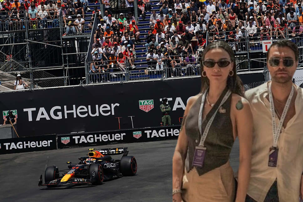 Birce Akalay ve sevgilisi Monako Grand Prix'ini izledi