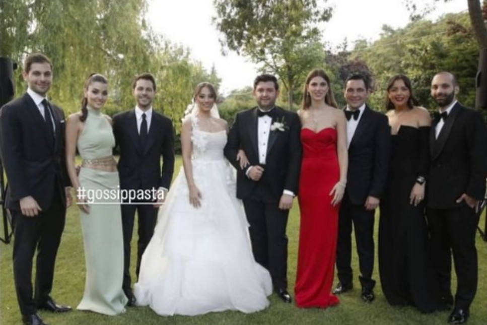 Hande Erçel, Sabancı ailesiyle kır düğününe katıldı