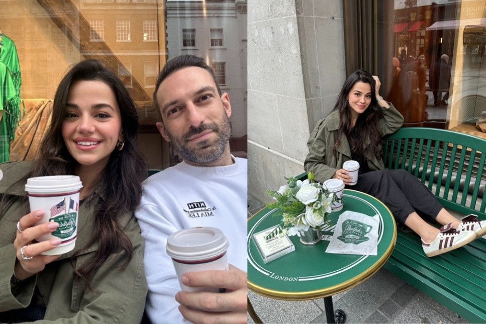 Allan Hakko ve sevgilisinin soğuk Londra'da sıcak kahve molası
