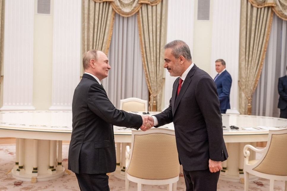 Dışişleri Bakanı Hakan Fidan, Rusya'da Putin'le görüştü