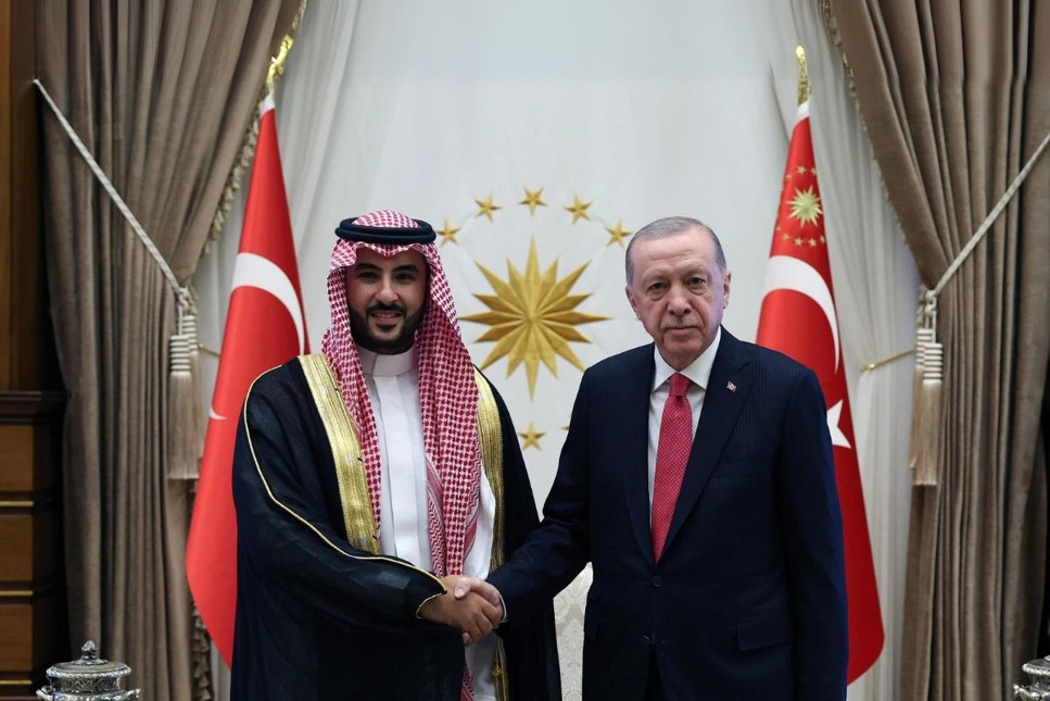 Erdoğan Suudi Arabistan Savunma Bakanı Selman'ı kabul etti