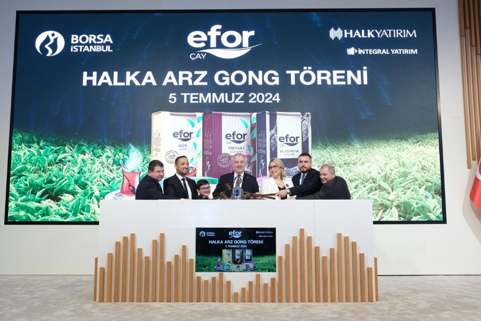 Borsa İstanbul'da gong Efor Çay için çaldı