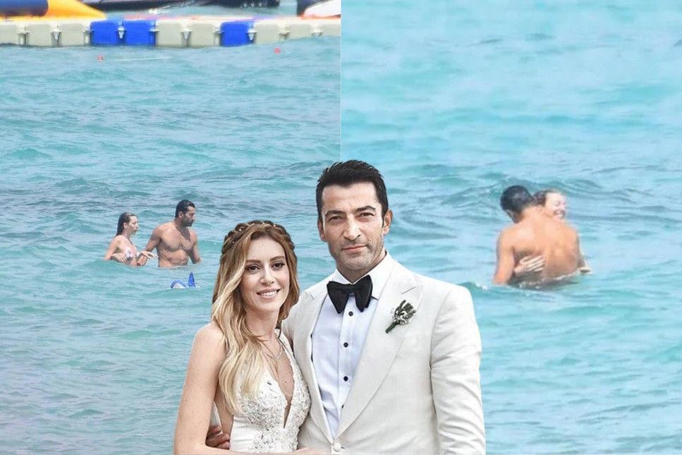 Kenan İmirzalıoğlu ve Sinem Kobal'ın Çeşme romantizmi