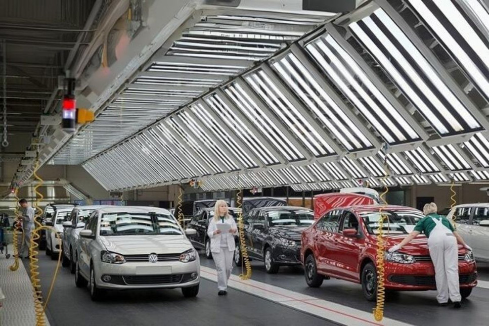 Volkswagen'in Rusya'daki eski fabrikasında seri üretime geçildi