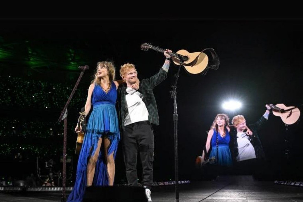 Swift ve Sheeran’ın ortak şarkısı Wembley’i inletti