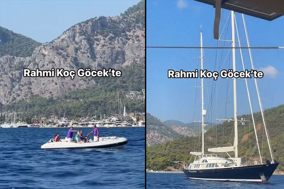 Rahmi Koç tatil için Göcek’te