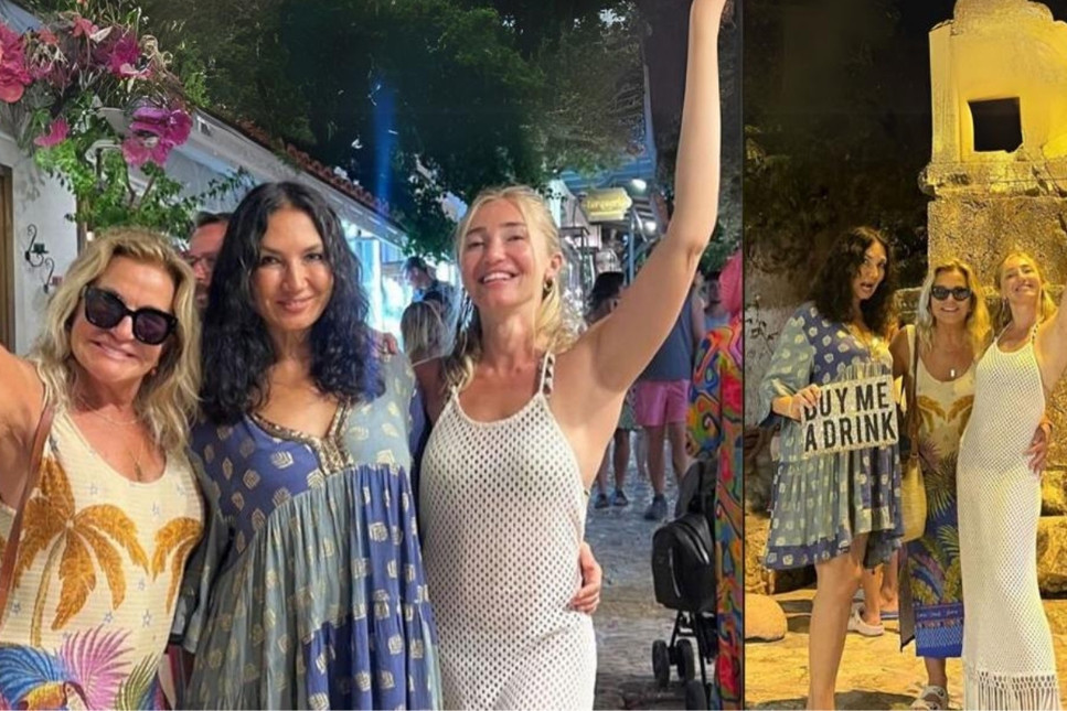 Ayşegül Dinçkök dalmak için bu kez de Kaş'a gitti