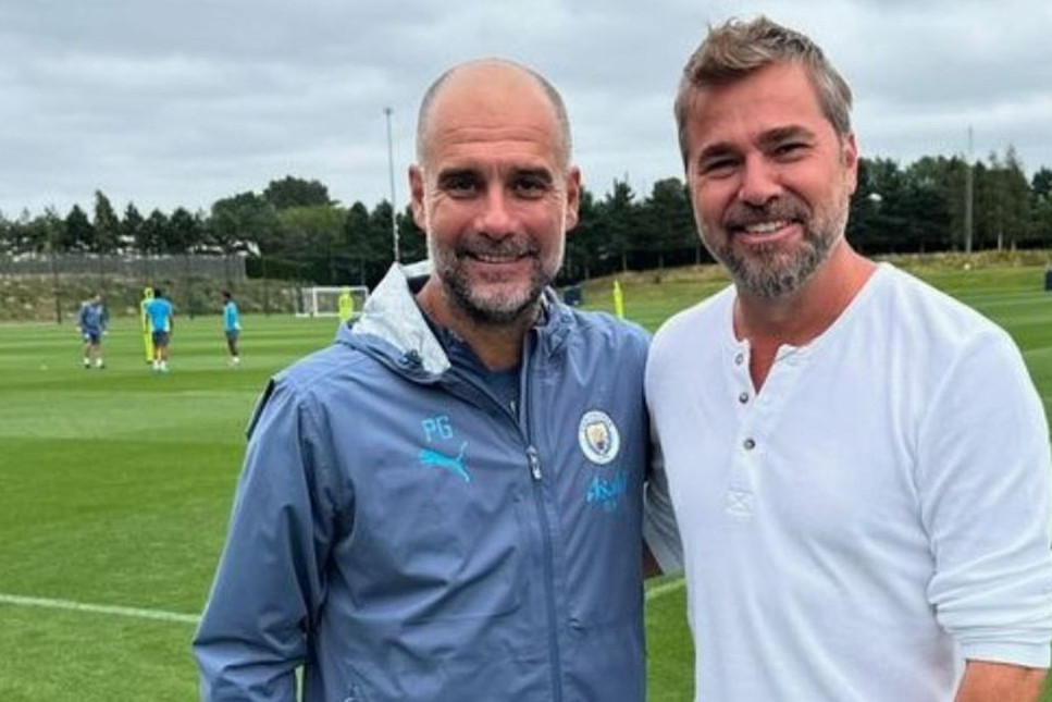 Engin Altan Düzyatan Manchester City antrenmanında