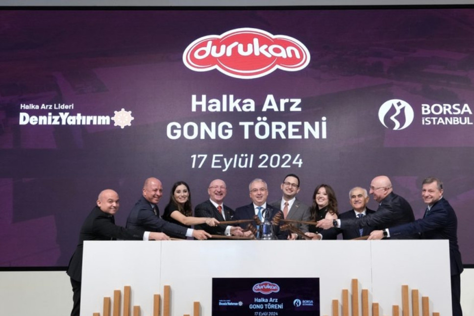 Borsa İstanbul'da gong Durukan Şekerleme için çaldı