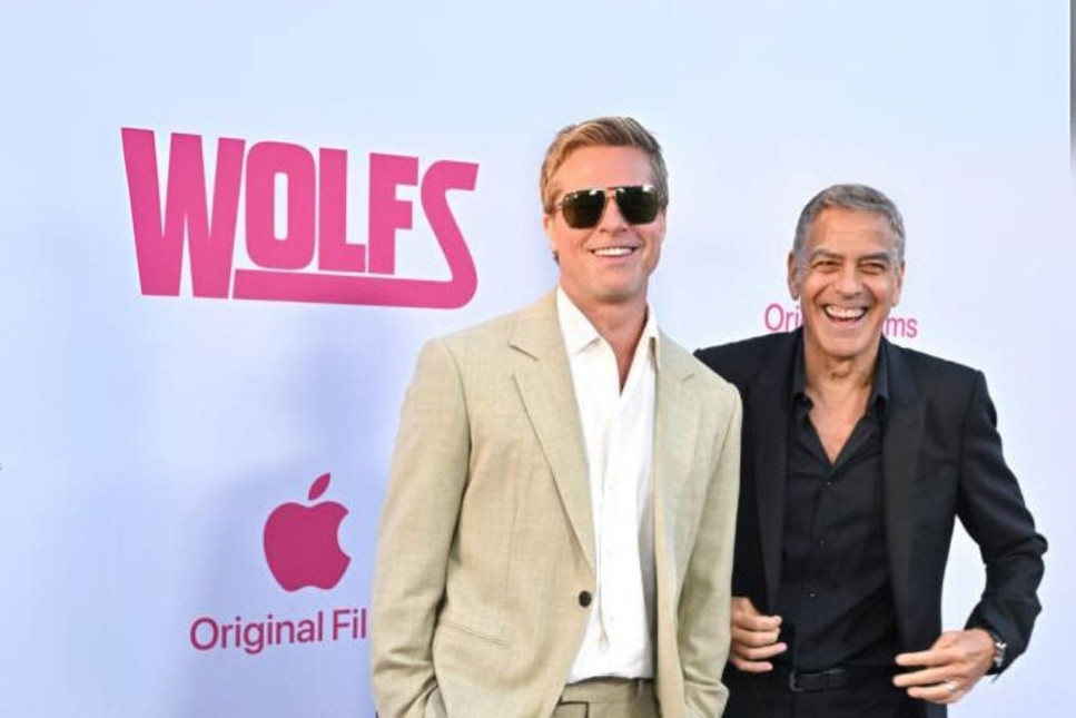 Brad Pitt ve George Clooney, Venedik'ten sonra Los Angeles'ta birlikte