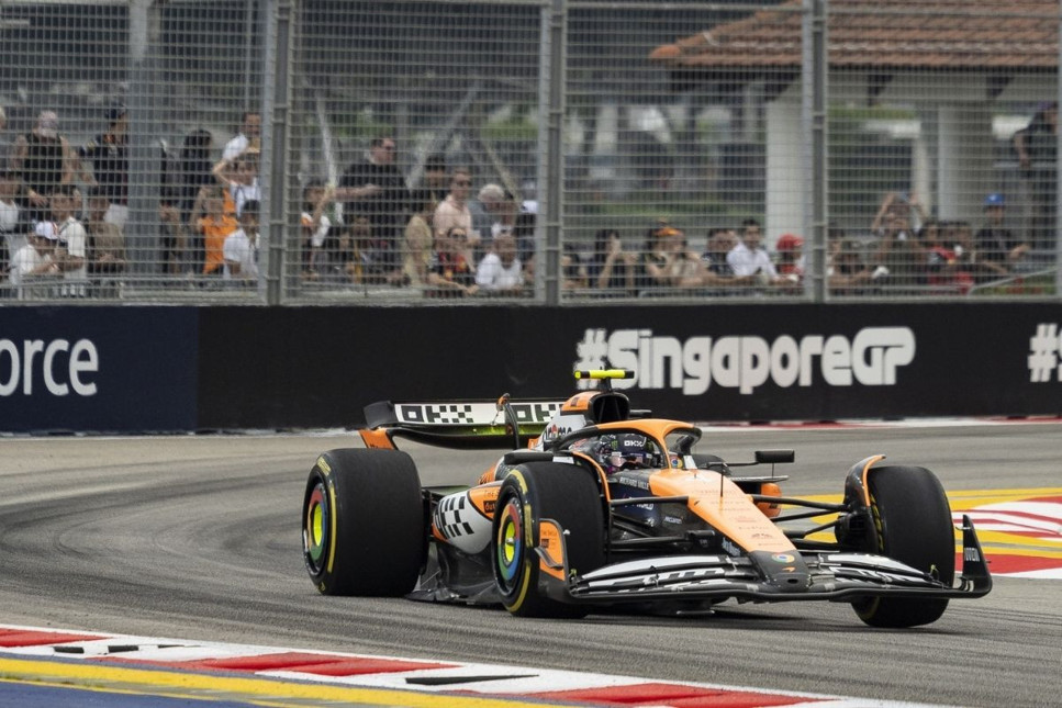 Formula 1 Singapur Grand Prix'sinde Lando Norris yarışa ilk sıradan başlayacak