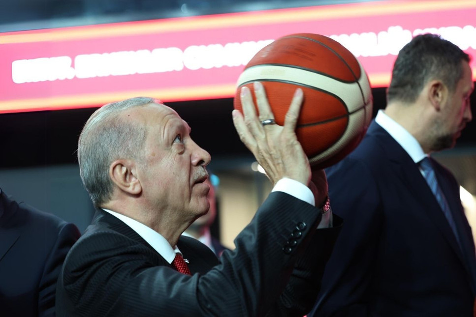 Cumhurbaşkanı Erdoğan, Basketbol Gelişim Merkezi'nin açılışını yaptı: Sporcularımız burada tarih yazacak