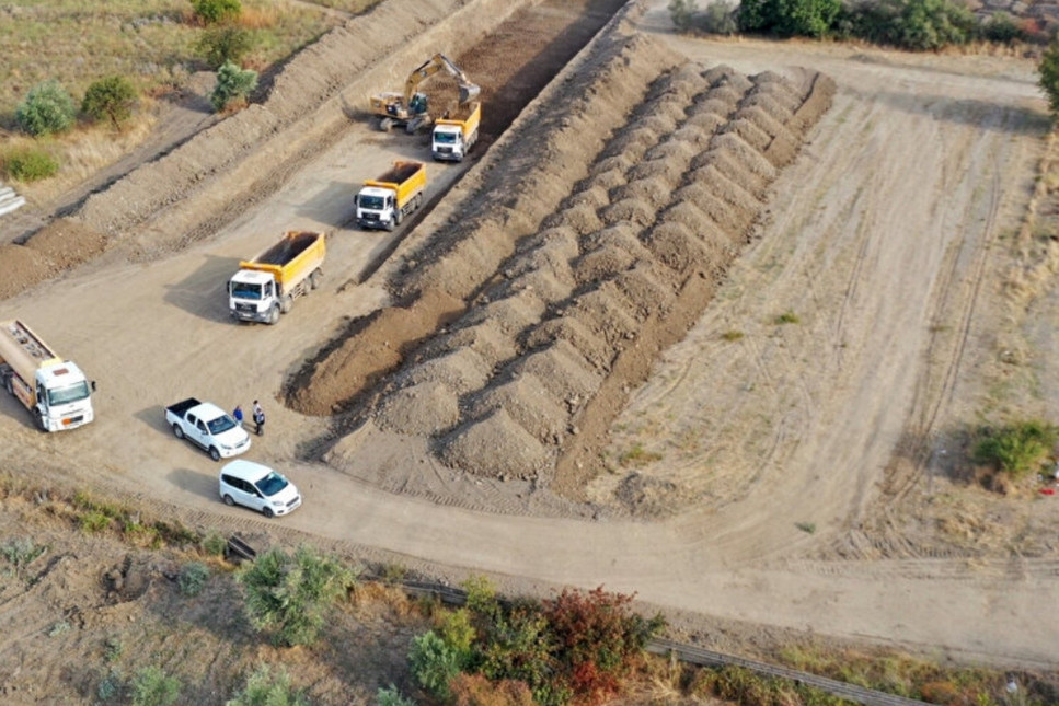 Manisa'da BYD fabrikası için arazide hummalı çalışma