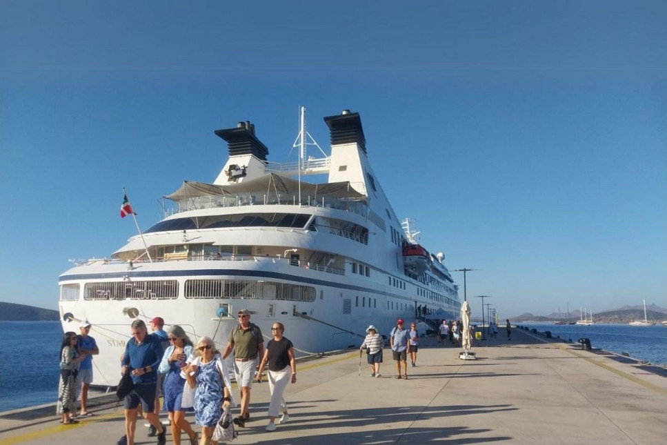 Bodrum esnafını sevindiren ziyaret