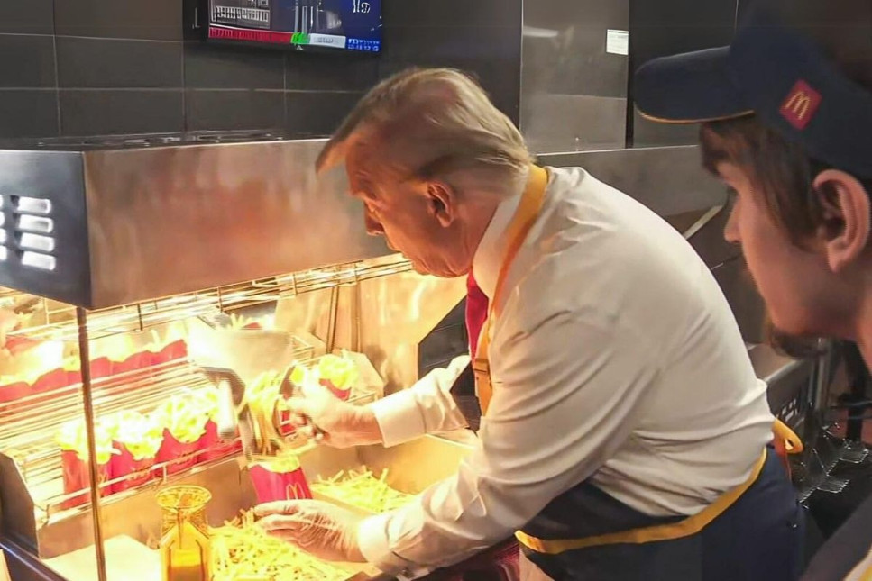 Trump’tan Mc Donald’s hamlesi! ABD başkan adayının patates kızartmasıyla imtihanı