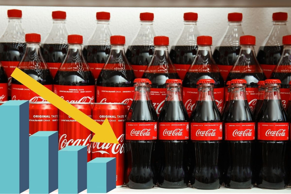 Coca-Cola'nın küresel satışları düştü