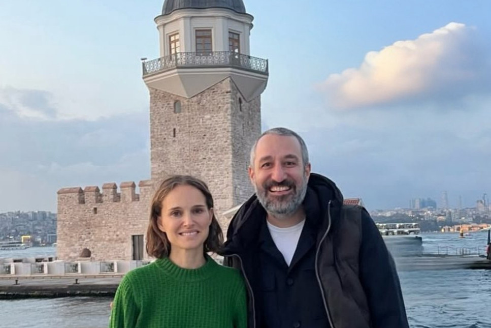 Natalie Portman İstanbul'da: Kız Kulesi'ni gezdi