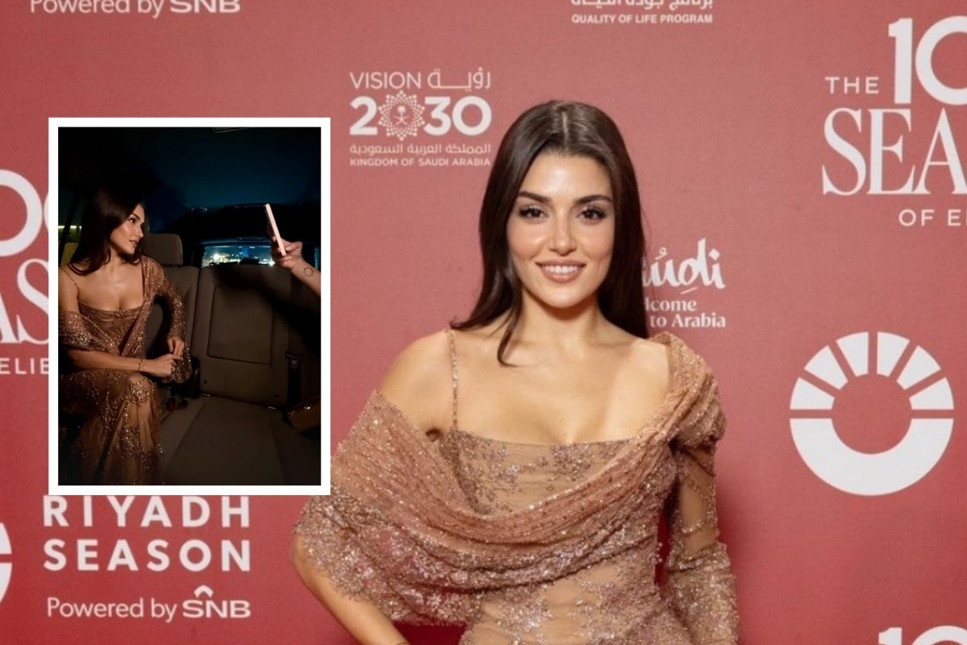 The 1001 Seasons of Elie Saab'da Hande Erçel şıklığı