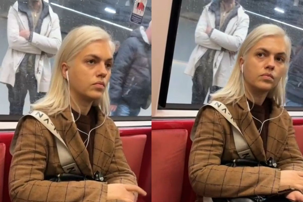 Hayat Bilgisi'nin 'Barbie'si İpek Erdem metroda görüntülendi