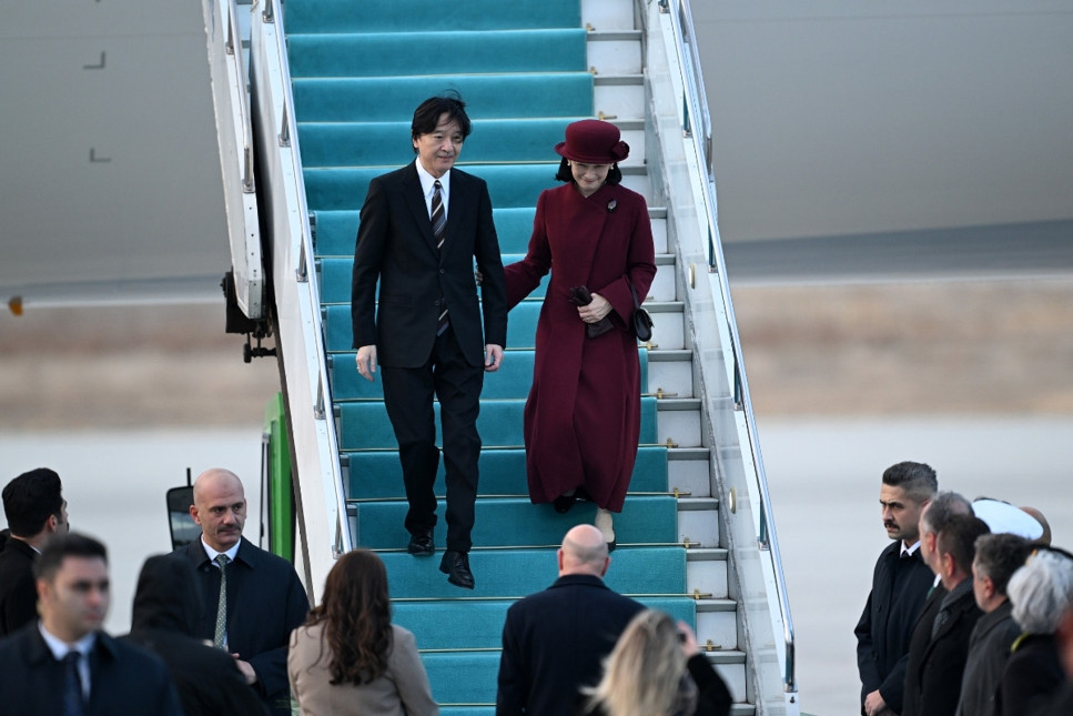 Japonya Veliaht Prens Fumihito ve Prenses Kiko Türkiye'ye geldi