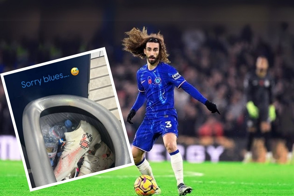 Marc Cucurella önce kramponları çöpe attı sonra özür diledi