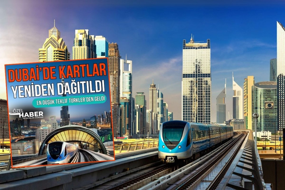 5,6 milyar dolarlık Dubai metrosu mavi hat ihalesini Limak, Mapa ve Çinli CRRC'den oluşan konsorsiyum kazandı