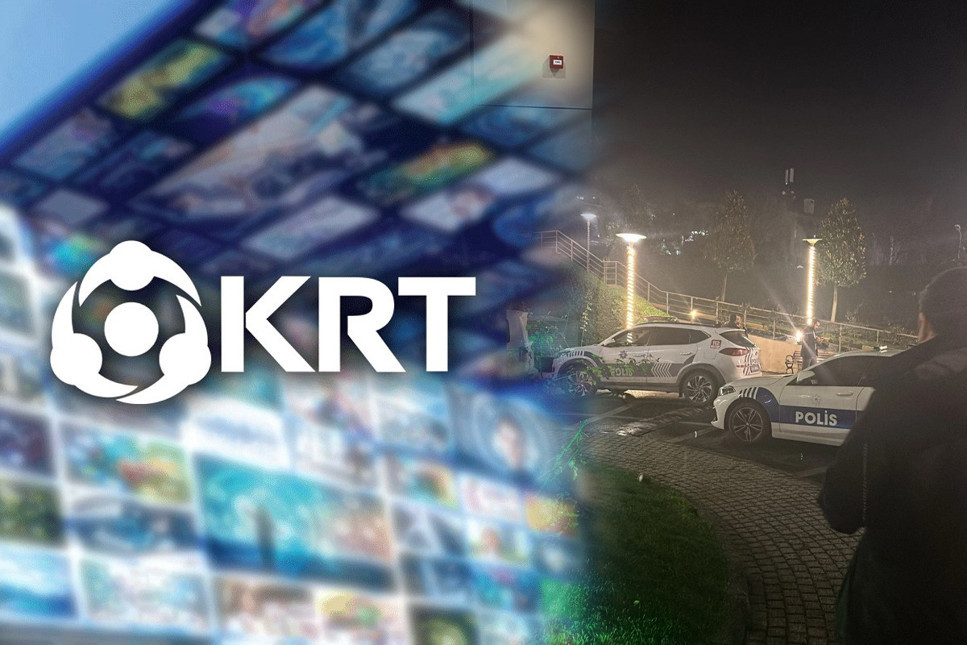 KRT TV'ye saldırı: Şahıs gözaltına alındı