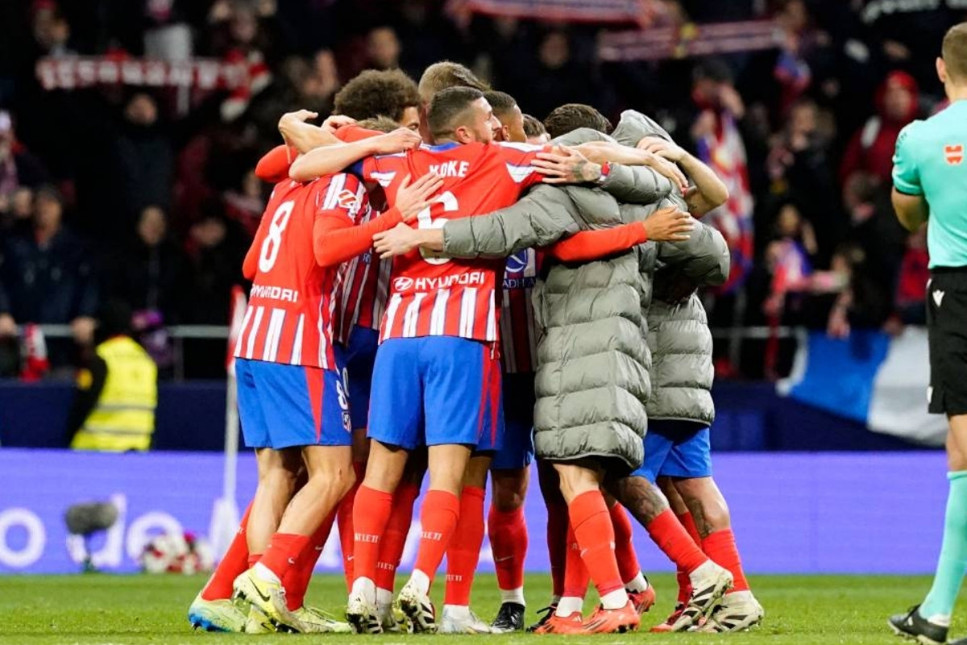 Üst üste 7. maçını kazanan Atletico Madrid, zirvedeki yerini aldı