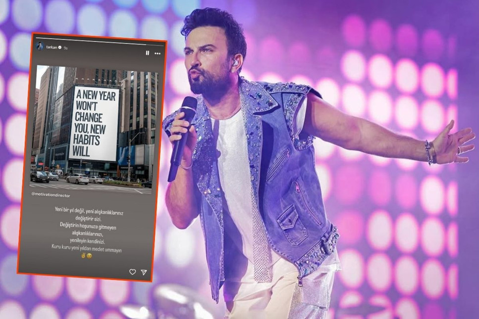 Tarkan'dan yeni yıl mesajı: Kuru kuru yeni yıldan medet ummayın