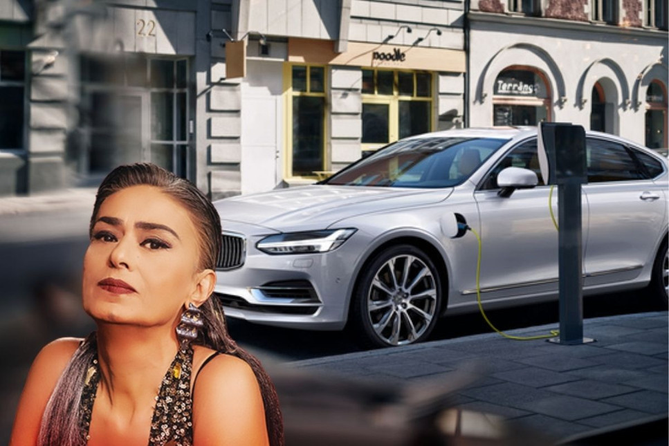 Yıldız Tilbe'nin 6 milyon TL'lik yeni oyuncağı Volvo S90: Hem lüks, hem çevreci, hem de güvenlikli