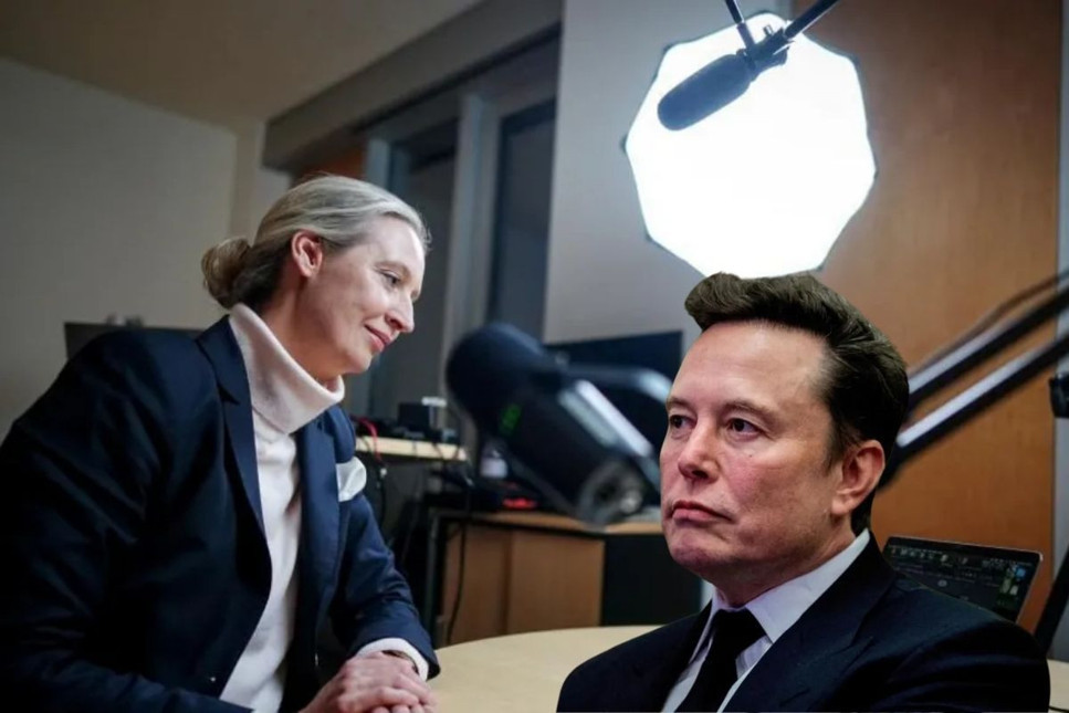 Elon Musk, Almanya'daki aşırı sağcı AfD partisi lideri Alice Weidel ile röportaj yaptı 