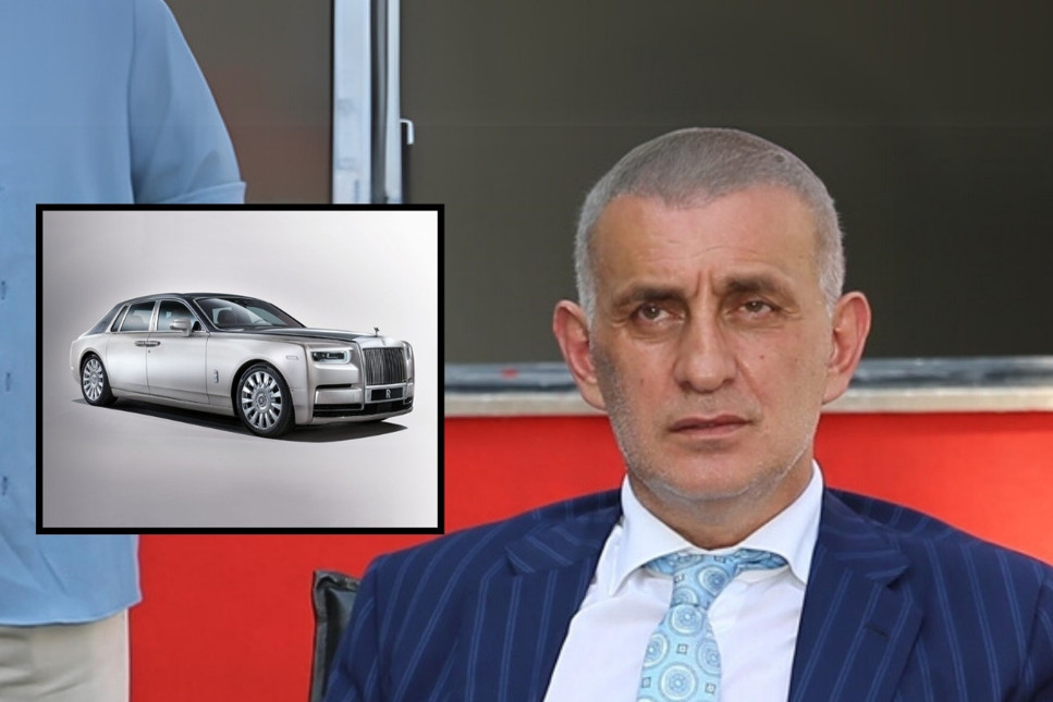 TFF Başkanı İbrahim Hacıosmanoğlu, kraliyet otomobili olarak bilinen Rolls Royce Phantom aldı